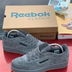 Alternative view of Reebok Classic Grey Suede Sneakers 00516