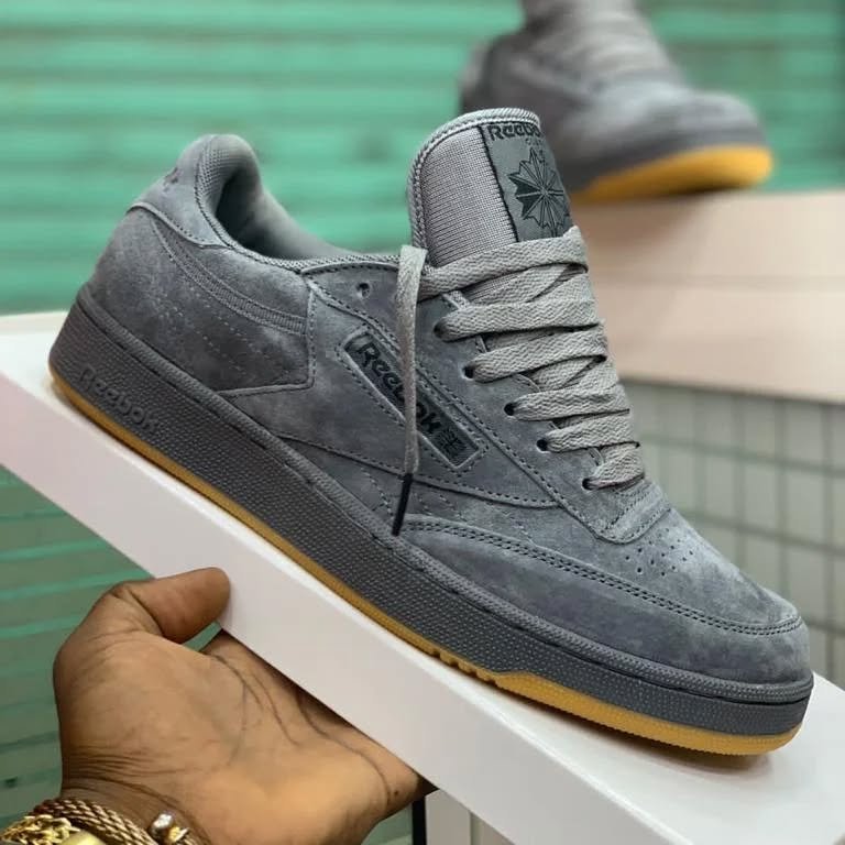 Reebok Classic Grey Suede Sneakers 00516 - Image 14