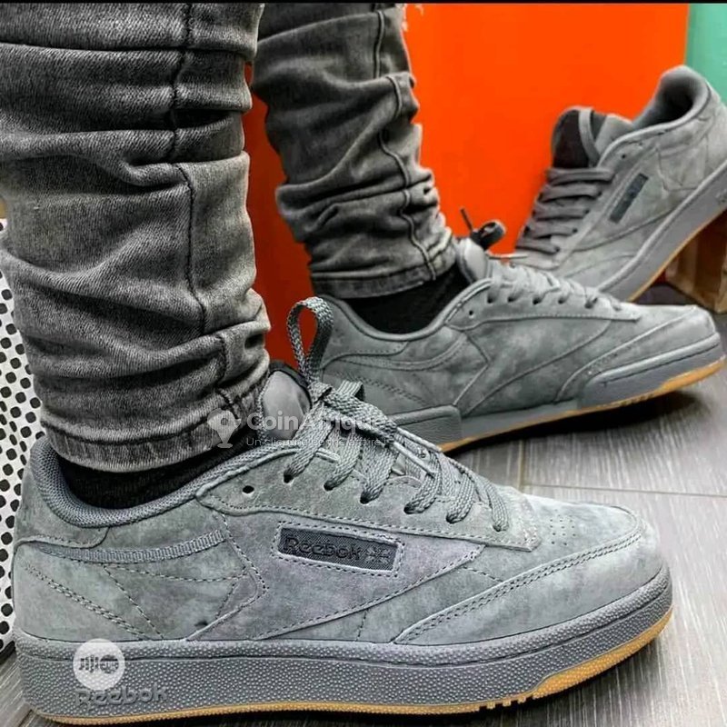 Reebok Classic Grey Suede Sneakers 00516 - Image 13