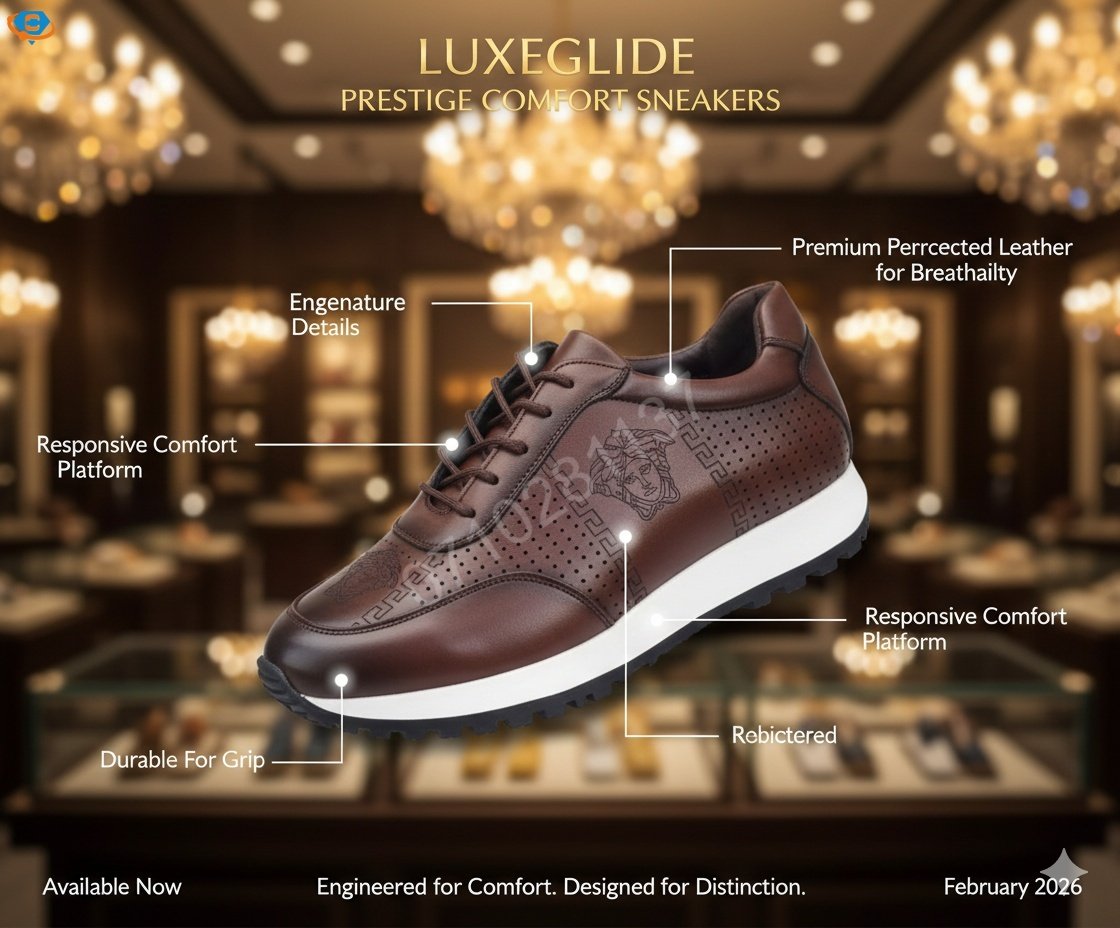 Versace LuxeGlide Prestige Comfort Sneakers - Image 21