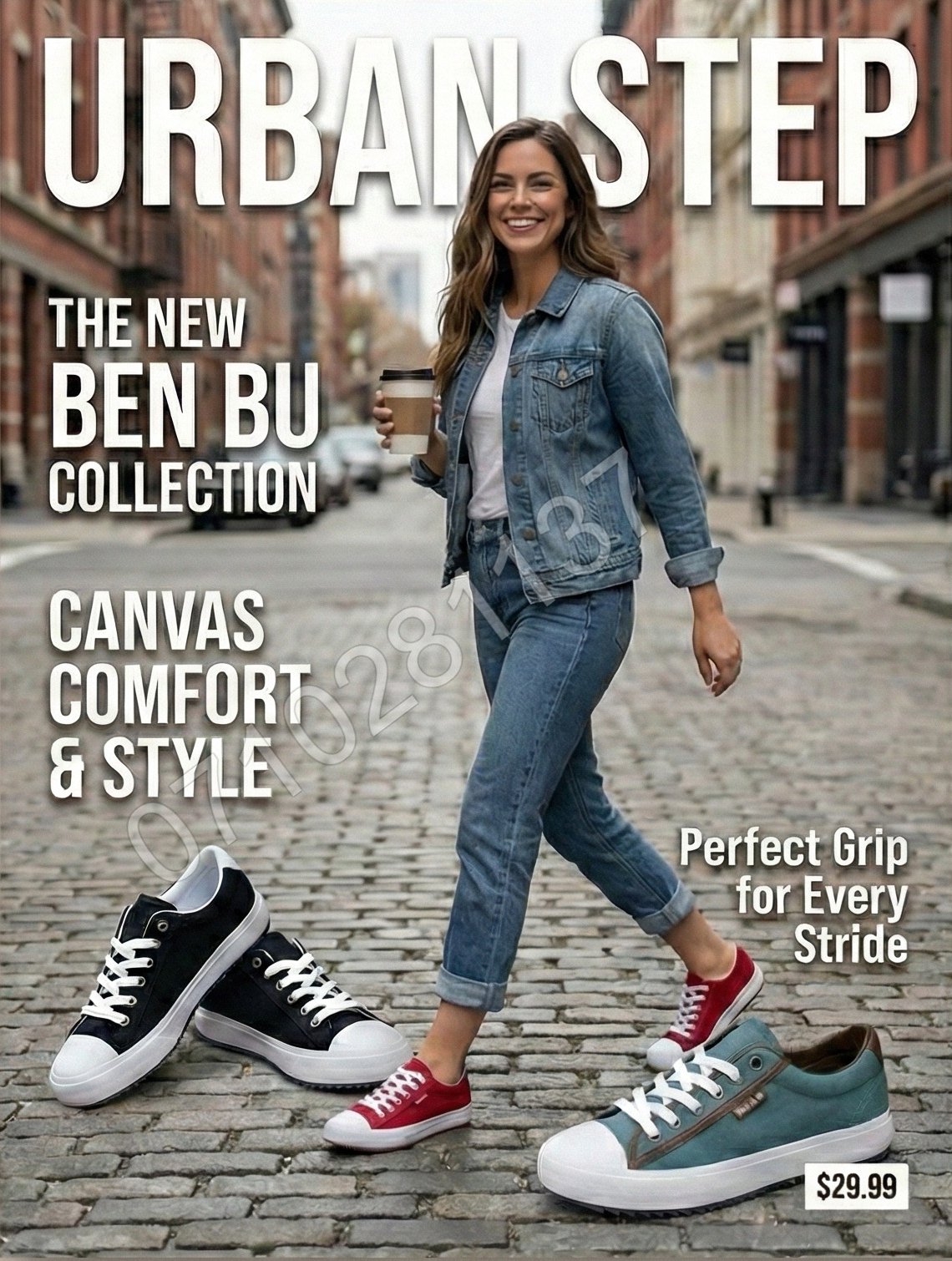 The New BenBu Star UrbanStep Ladies Canvas shoes - Image 2