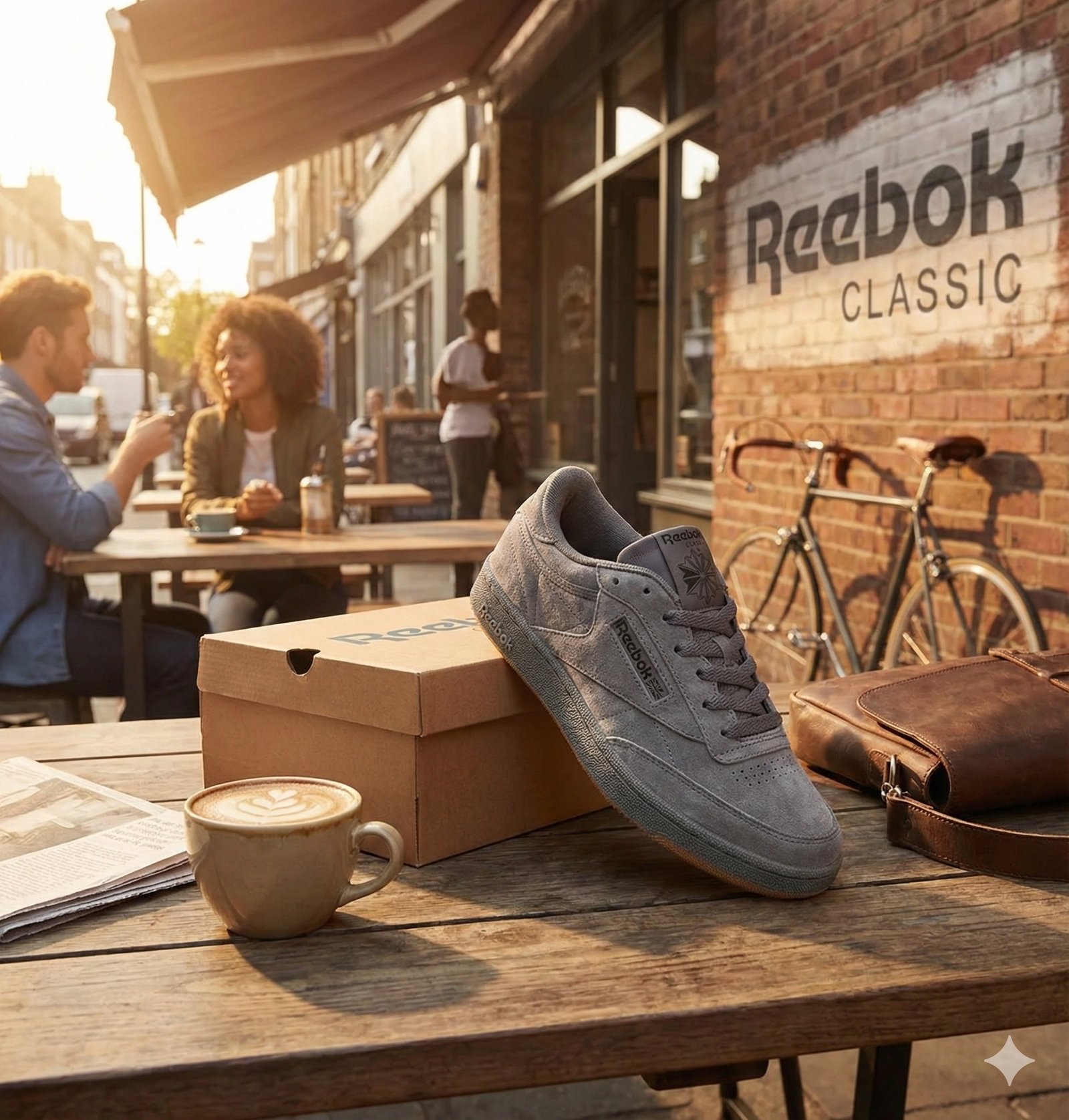 Reebok Classic Grey Suede Sneakers 00516 - Image 17