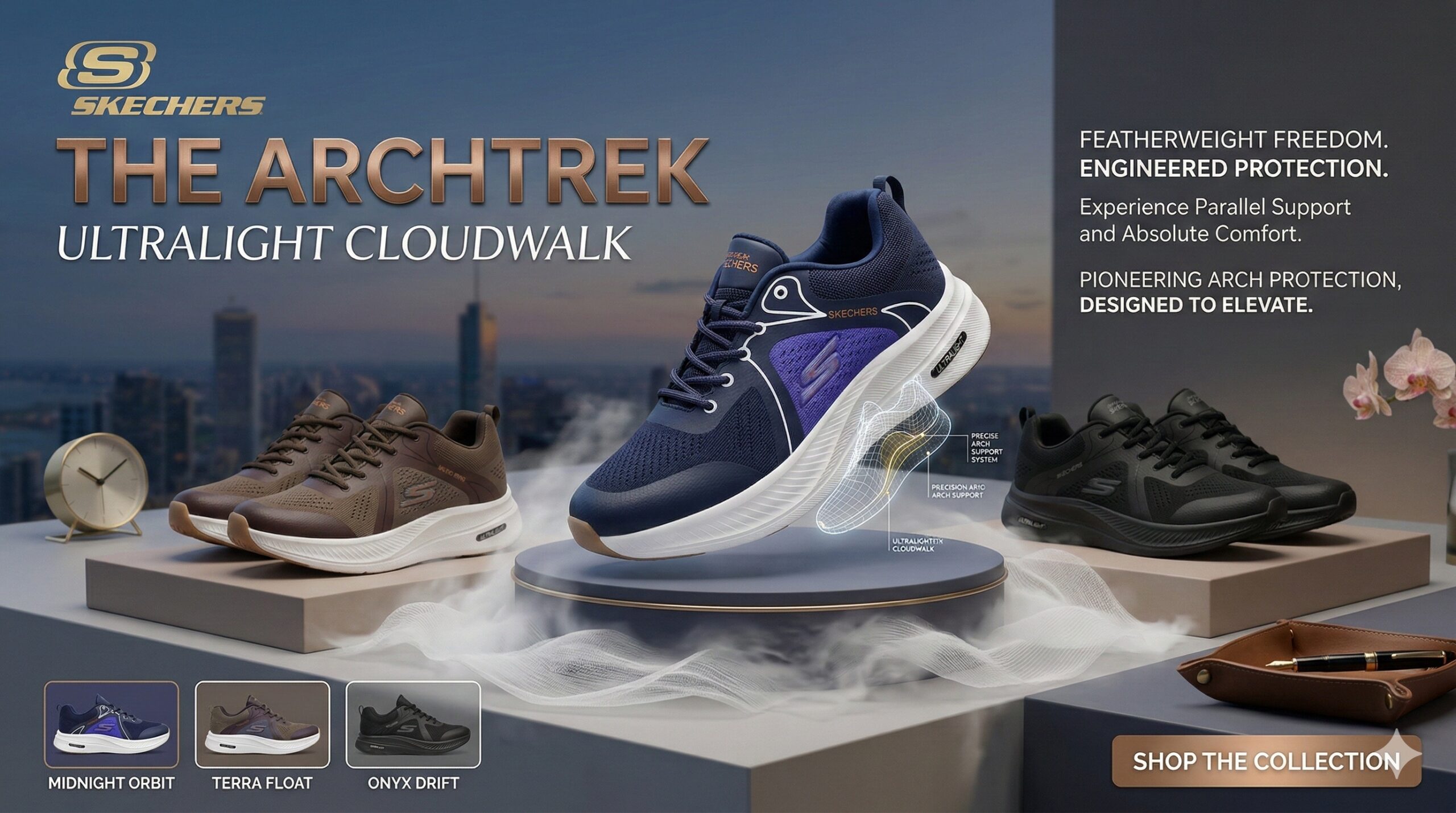 The ArchTrek Ultralight Cloudwalk Comfortable Skechers - Image 7