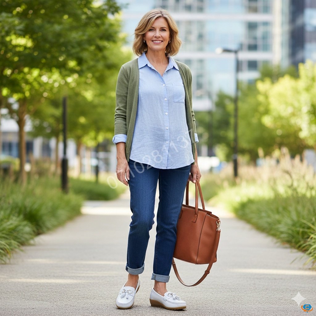 Genuine Cowhide Leather Precision-Fit ErgoComfort Ladies Slip-on Mocassins - Image 9