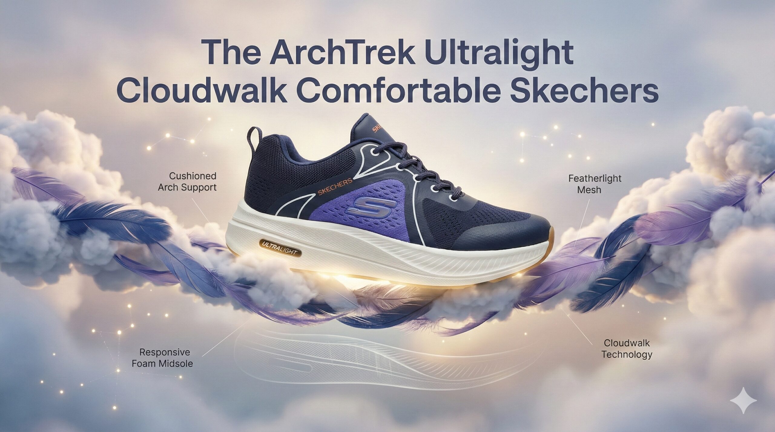 The ArchTrek Ultralight Cloudwalk Comfortable Skechers - Image 8