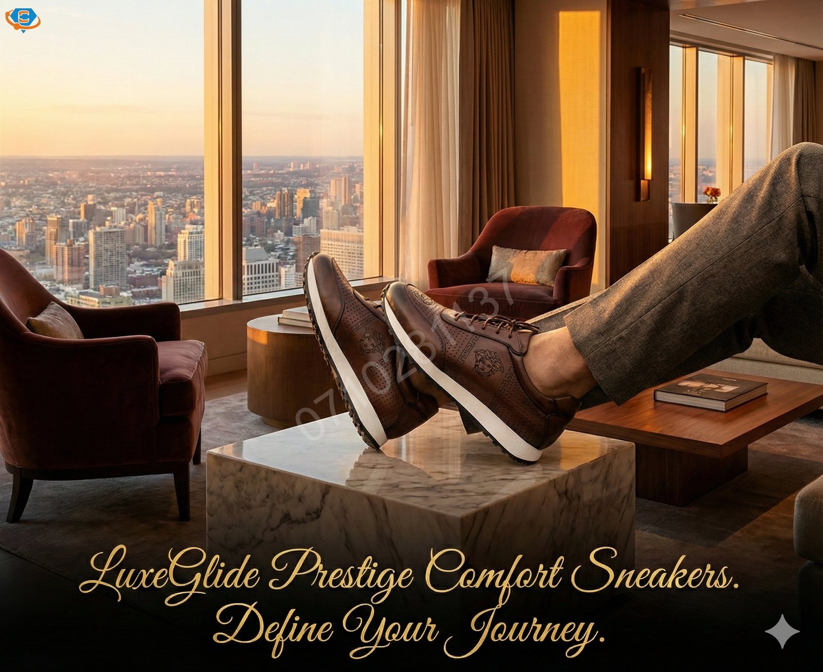 Versace LuxeGlide Prestige Comfort Sneakers - Image 14