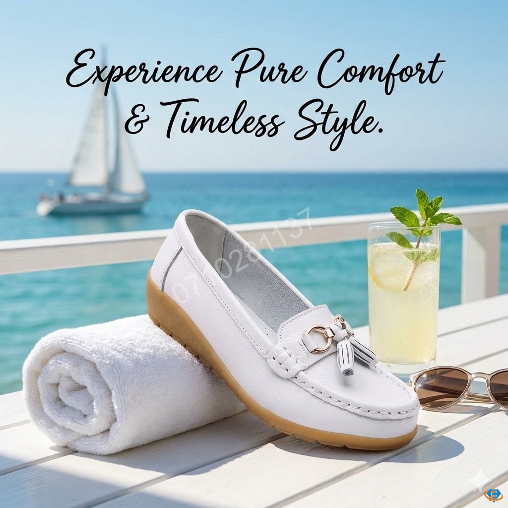 Genuine Cowhide Leather Precision-Fit ErgoComfort Ladies Slip-on Mocassins - Image 12