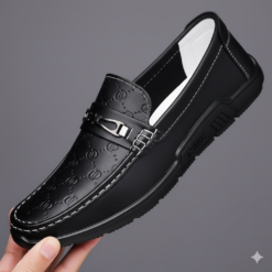 The "Elite" Collection Shadow Monogram and Arctic Crest Versatile Luxury Loafers