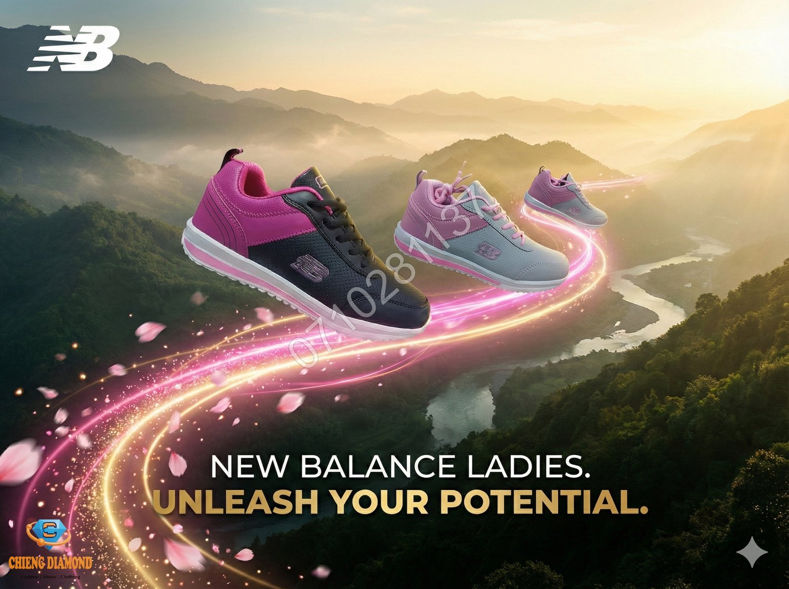 New Balance ComfortBloom AuraFlex Women Sneakers - Image 8