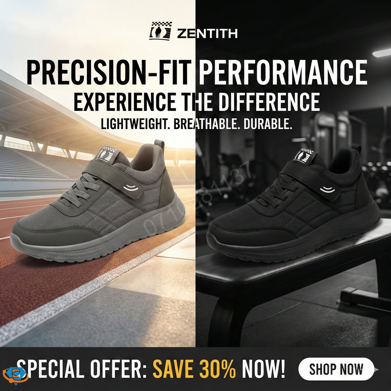 Zenith Precision-Fit ErgoComfort Performance Trainers - Image 11