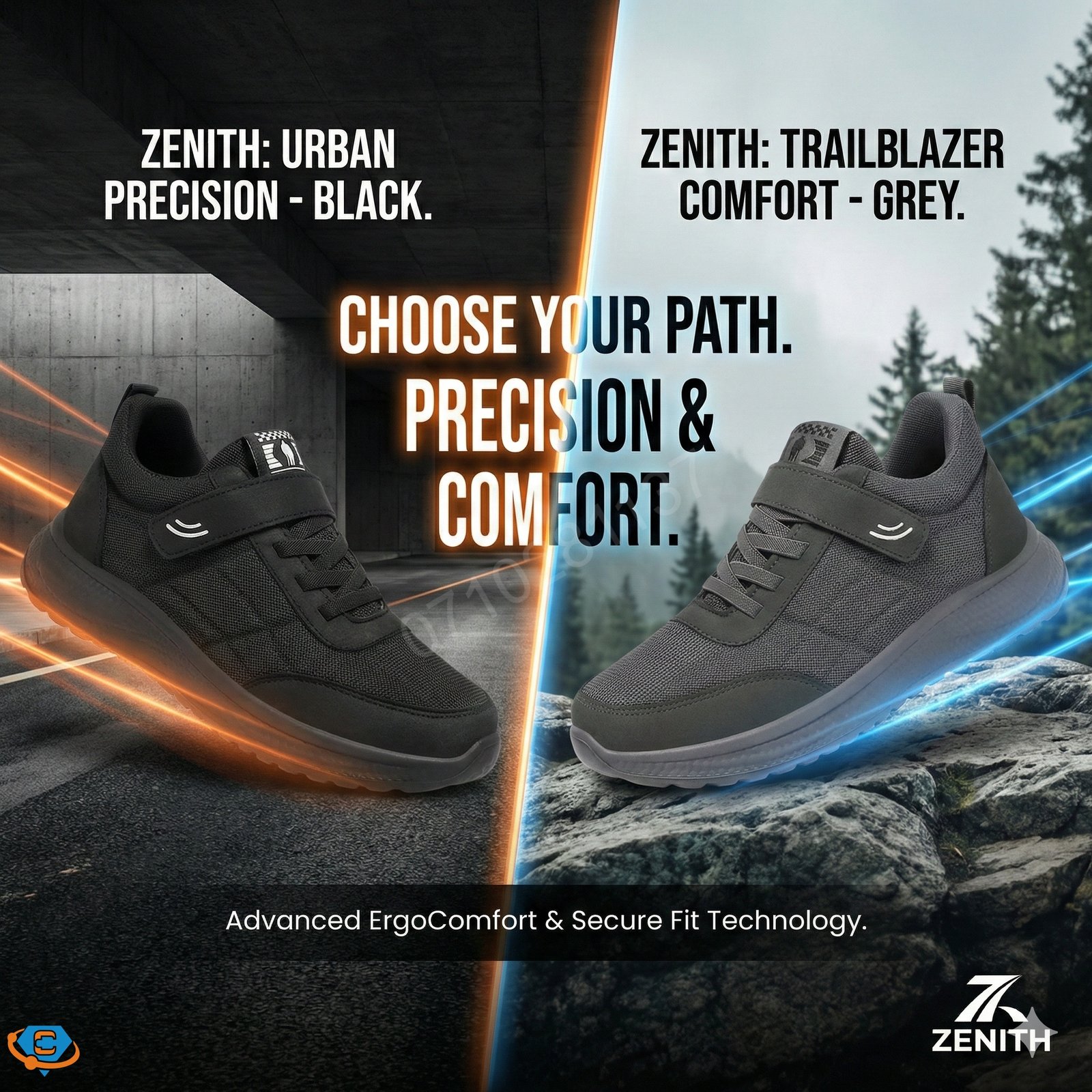 Zenith Precision-Fit ErgoComfort Performance Trainers - Image 10