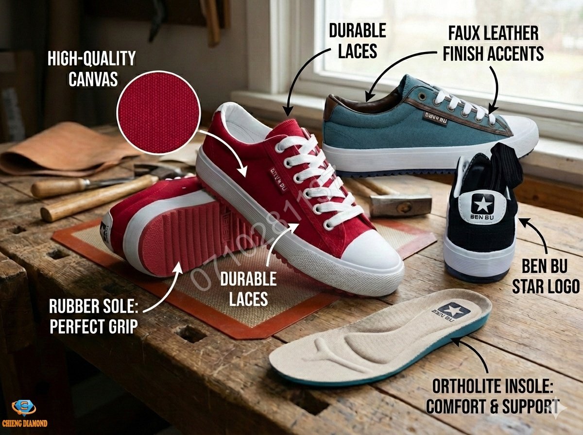 The New BenBu Star UrbanStep Ladies Canvas shoes - Image 6