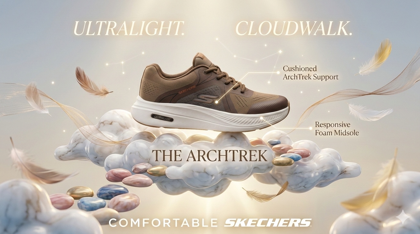 The ArchTrek Ultralight Cloudwalk Comfortable Skechers - Image 14