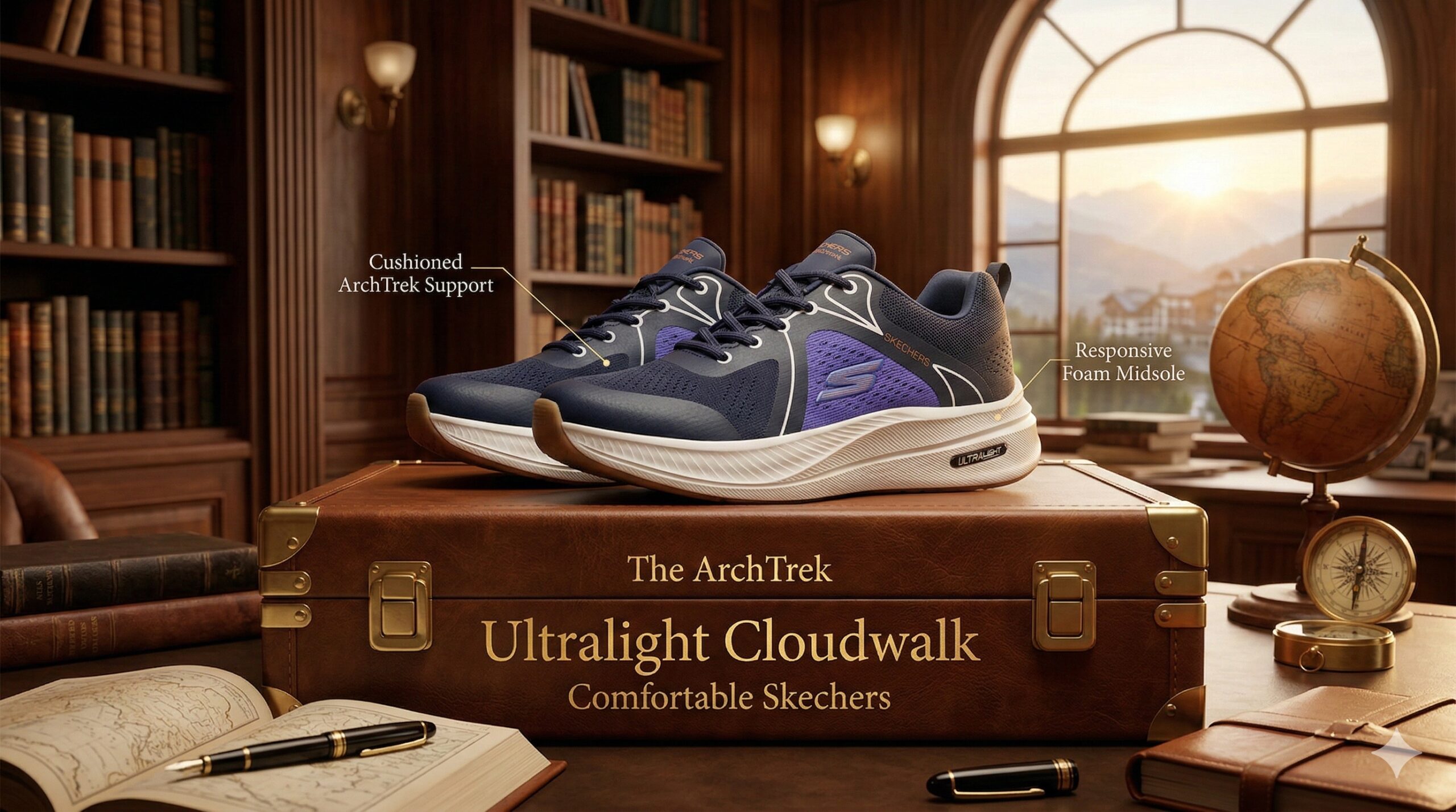 The ArchTrek Ultralight Cloudwalk Comfortable Skechers - Image 15
