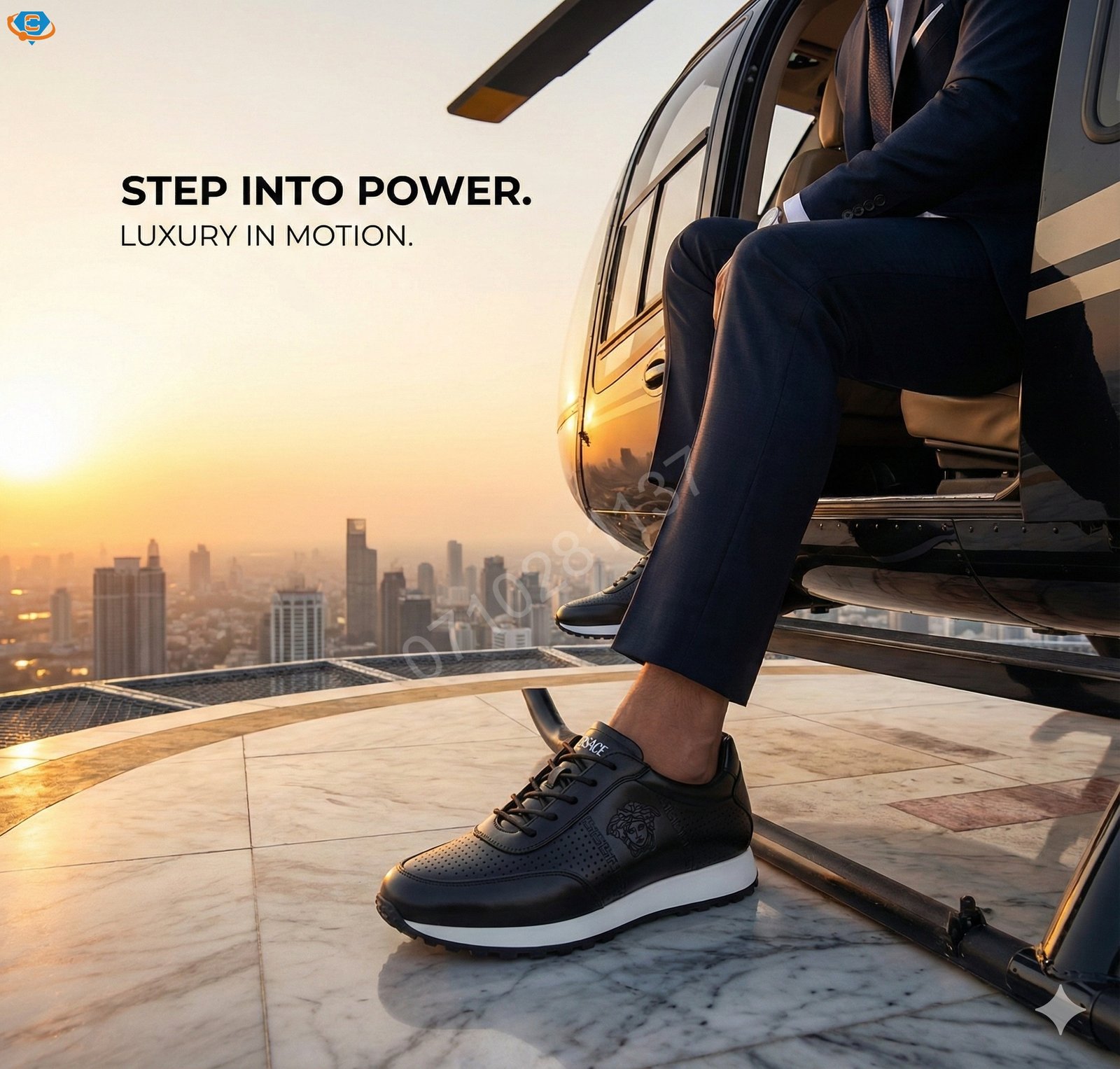 Versace LuxeGlide Prestige Comfort Sneakers - Image 15