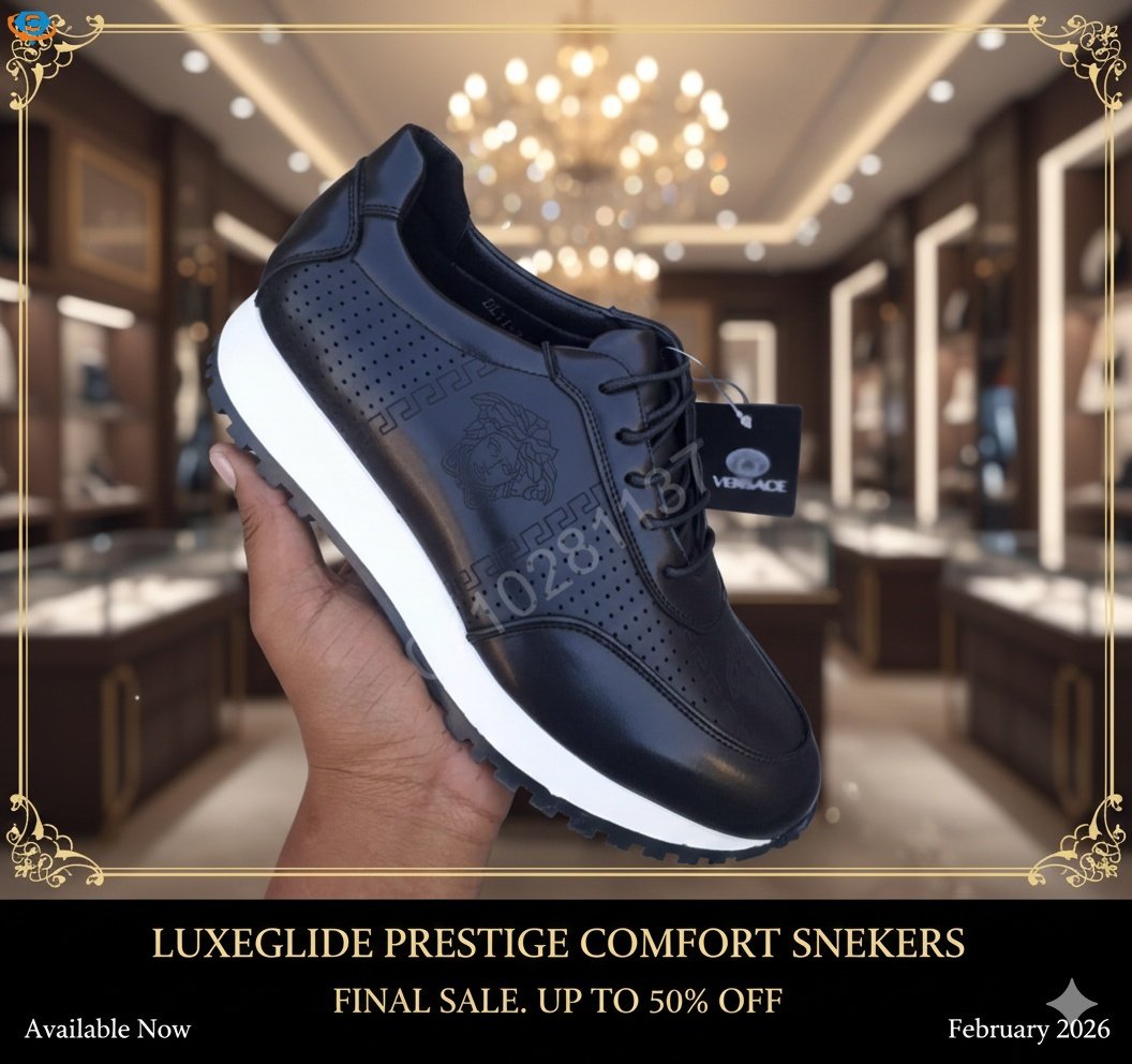 Versace LuxeGlide Prestige Comfort Sneakers - Image 2