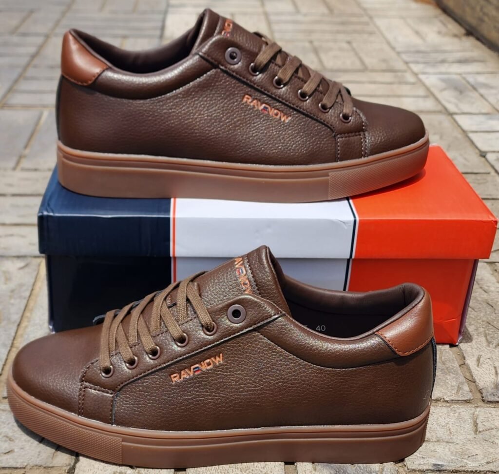 New Classic RAVNOW Urbanflex Comfortable Leather Sneakers - Image 9