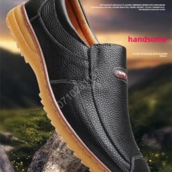 Alternative view of Heritage Cowhide Genuine Leather Moccasins