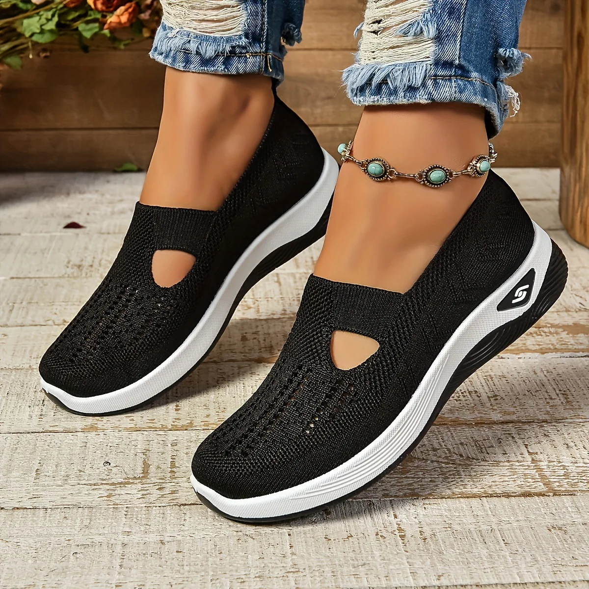 Lightweight Women’s Flexstep Comfortable Walking Slip on Shoes - Image 8