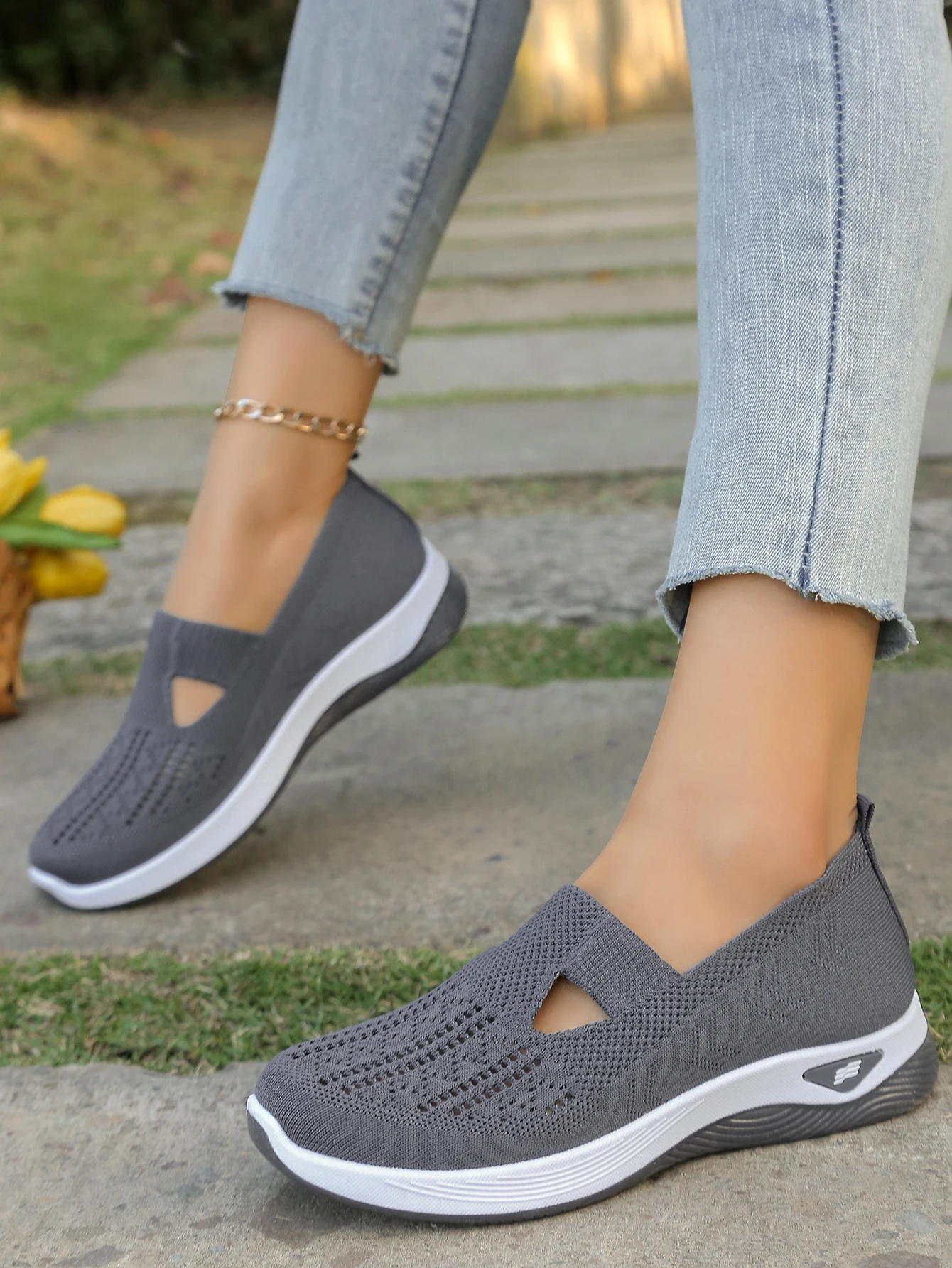 Lightweight Women’s Flexstep Comfortable Walking Slip on Shoes - Image 4