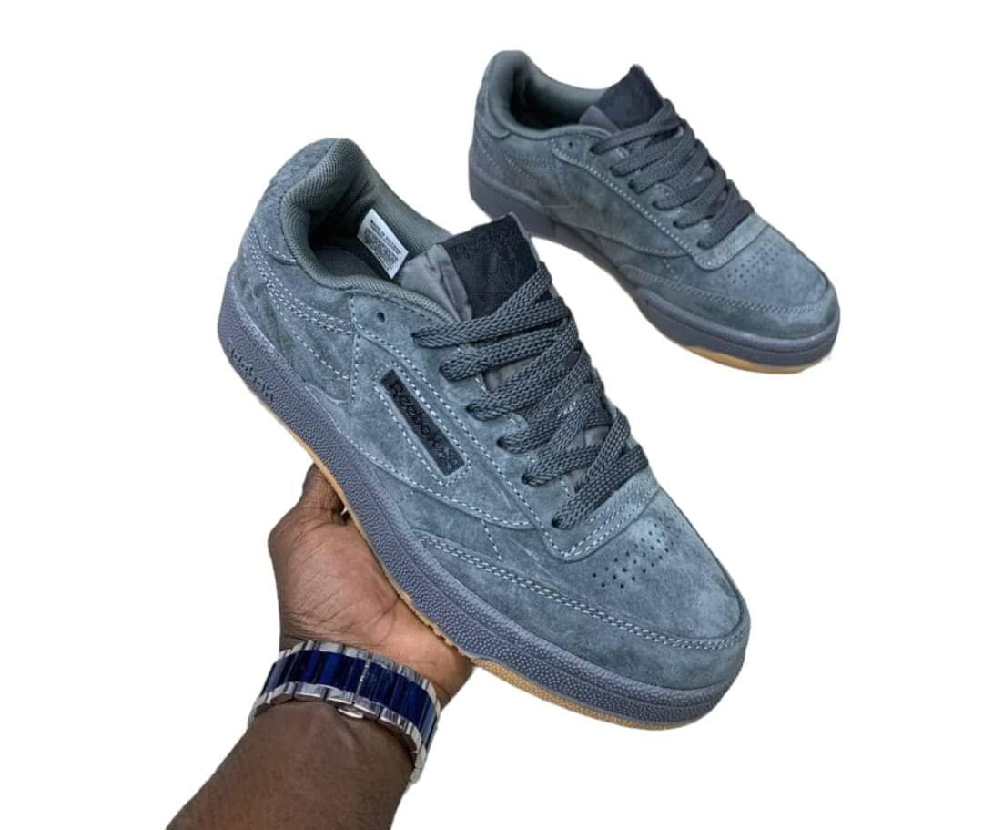 Reebok Classic Grey Suede Sneakers 00516 - Image 7