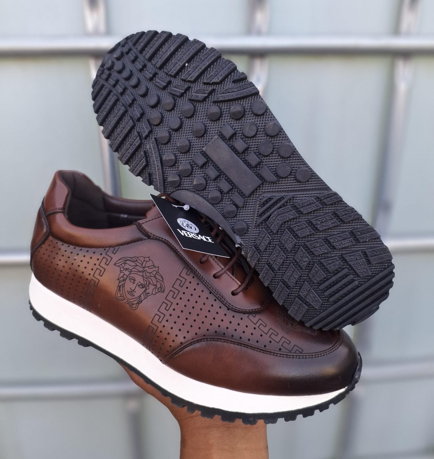 Versace LuxeGlide Prestige Comfort Sneakers