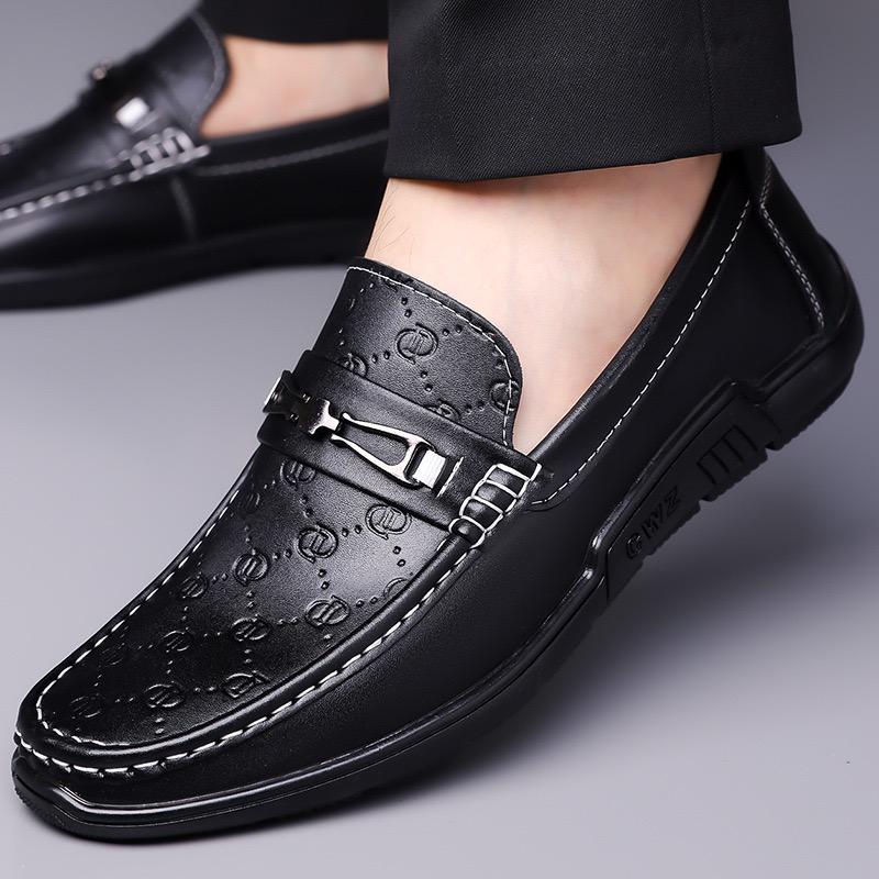 The "Elite" Collection Shadow Monogram and Arctic Crest Versatile Luxury Loafers - Image 2