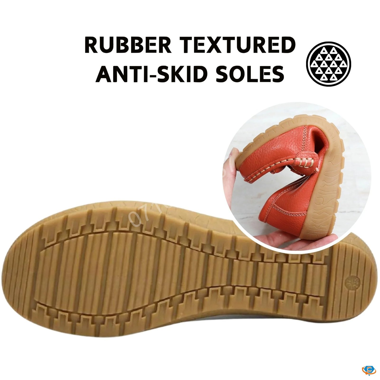 Genuine Cowhide Leather Precision-Fit ErgoComfort Ladies Slip-on Mocassins - Image 4