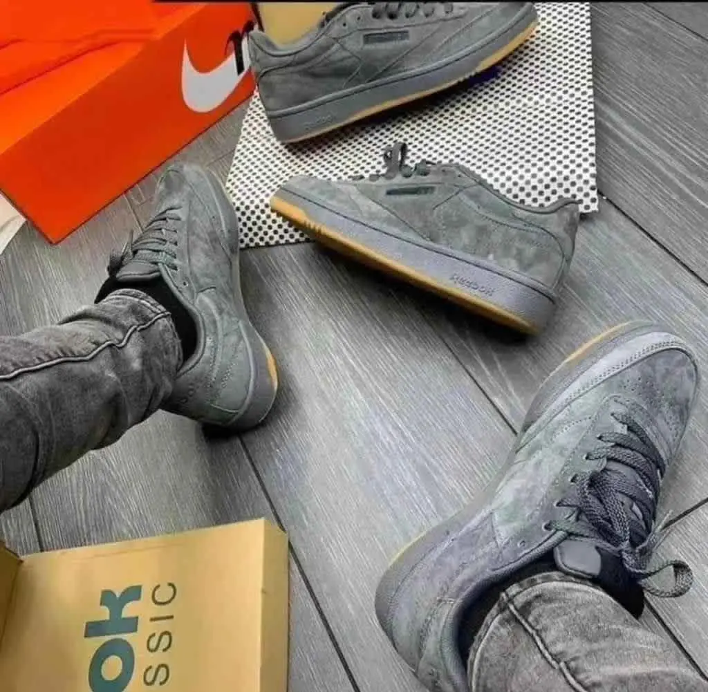 Reebok Classic Grey Suede Sneakers 00516 - Image 10