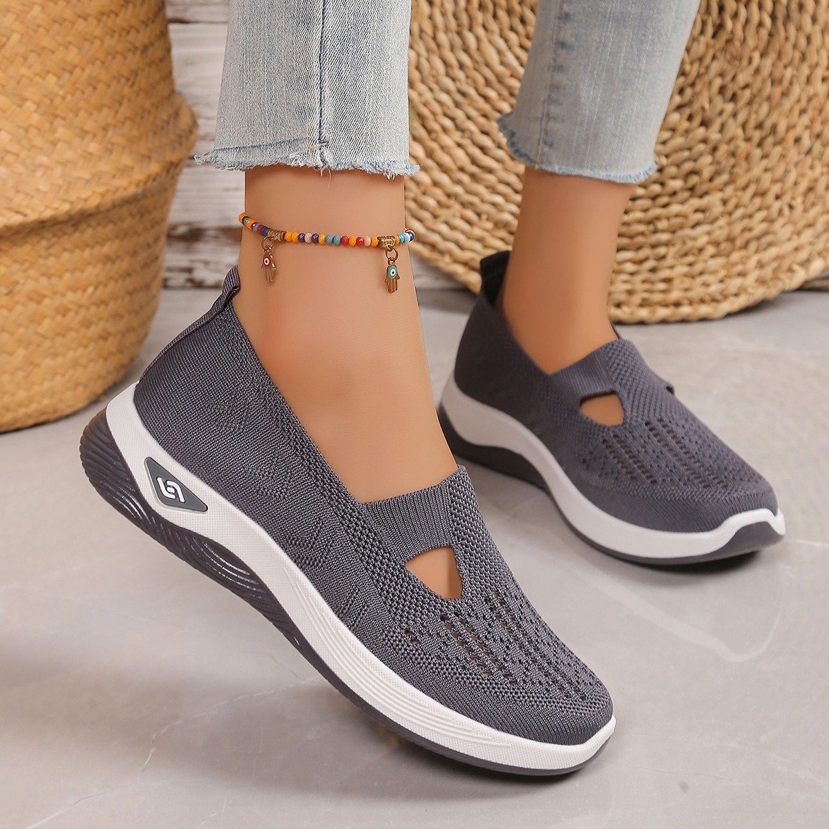 Lightweight Women’s Flexstep Comfortable Walking Slip on Shoes - Image 3
