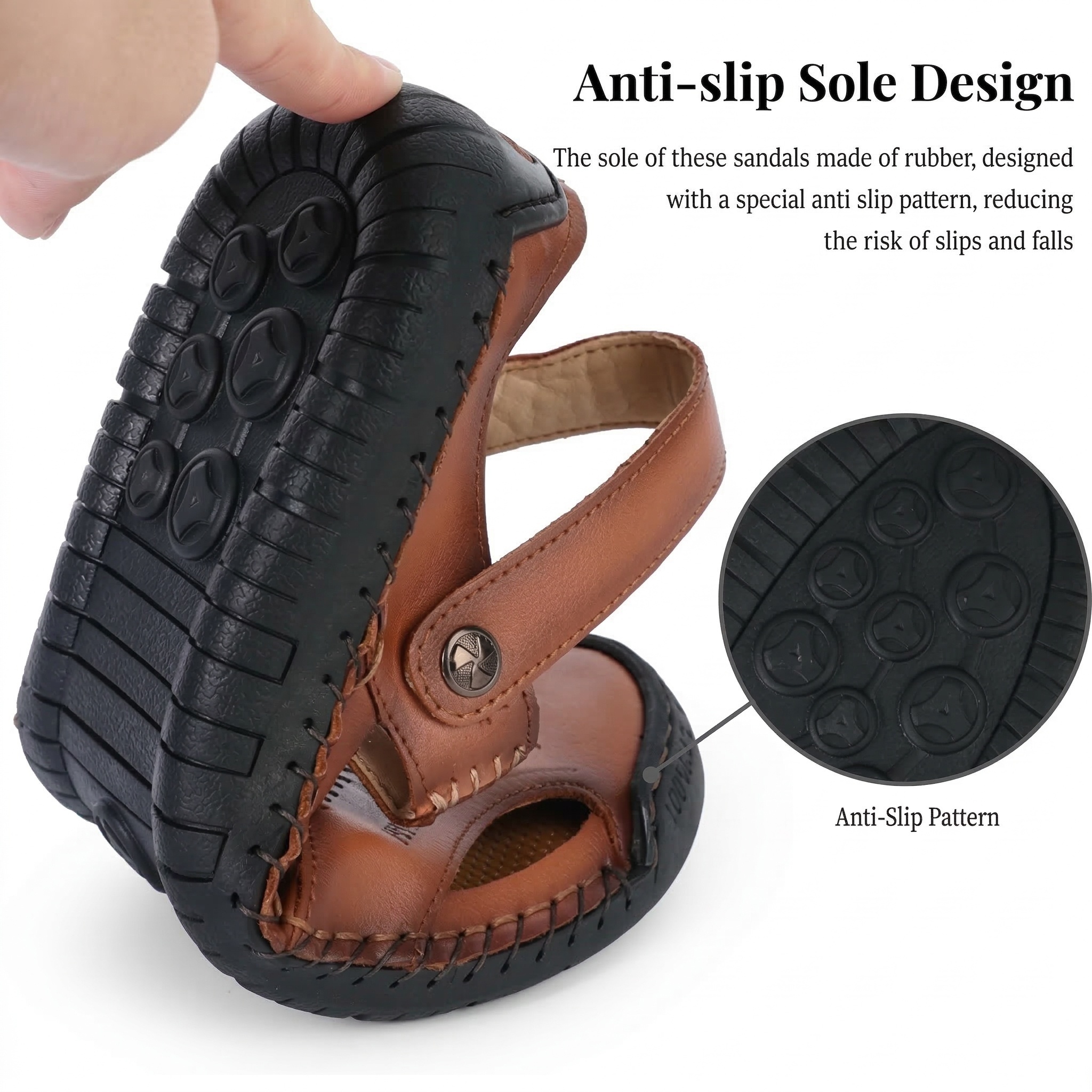 HSY TerraFlex™ Genuine Cowhide Comfort Sandals - Image 13