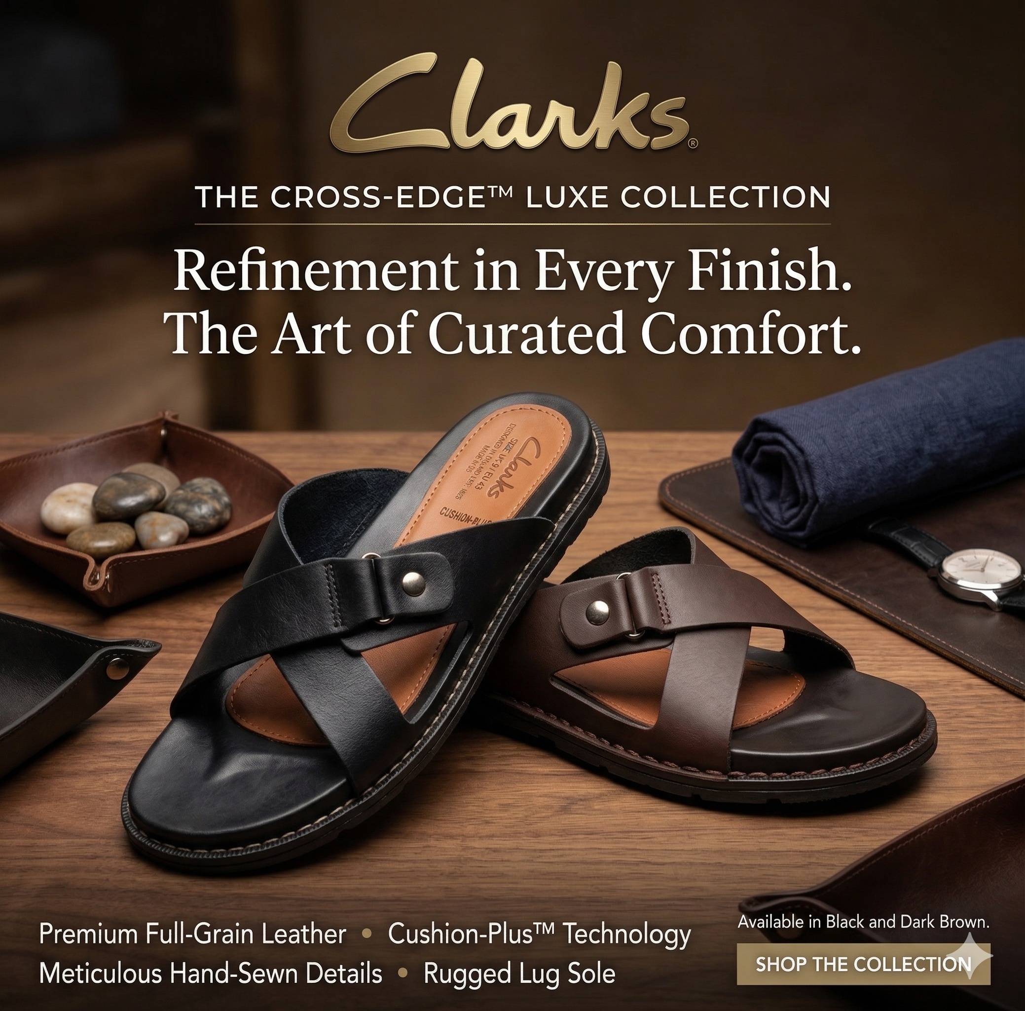 Clarks CrossEdge™ Luxe Sandals - Image 6
