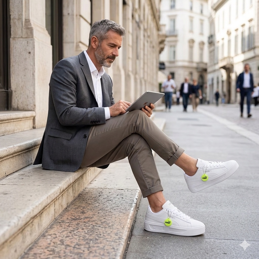 The Urban Elevate Platform Thicksole Comfort Sneaker - Image 8