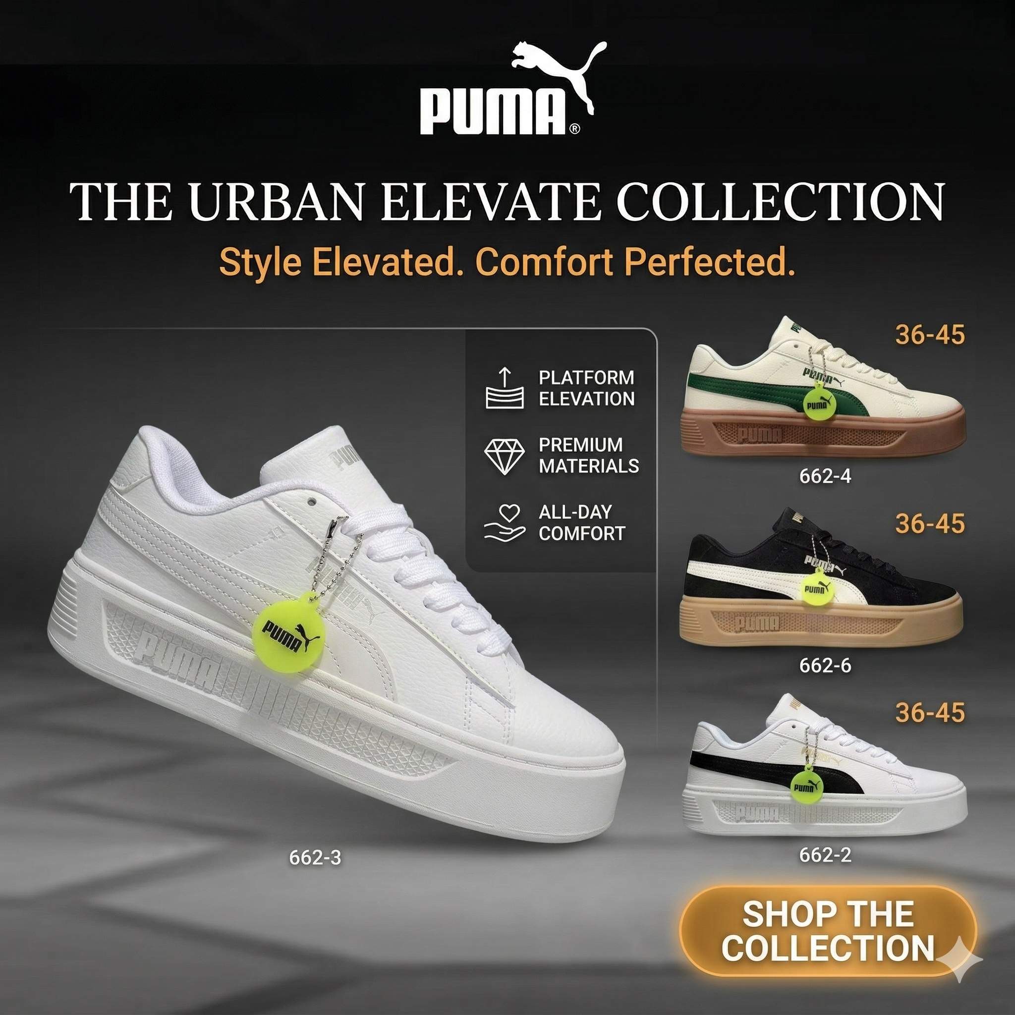 The Urban Elevate Platform Thicksole Comfort Sneaker - Image 13