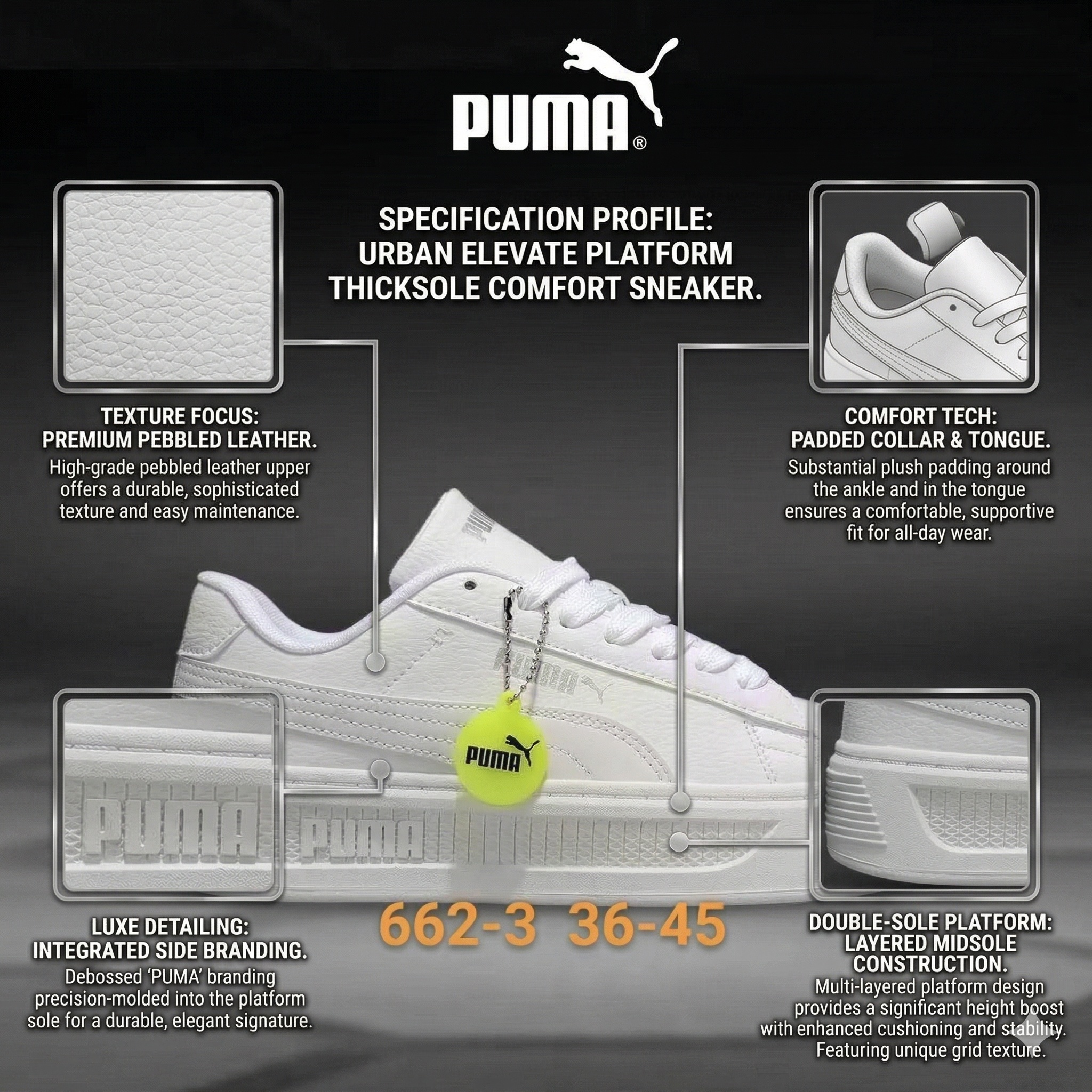 The Urban Elevate Platform Thicksole Comfort Sneaker - Image 16