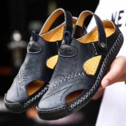 HSY TerraFlex™ Genuine Cowhide Comfort Sandals