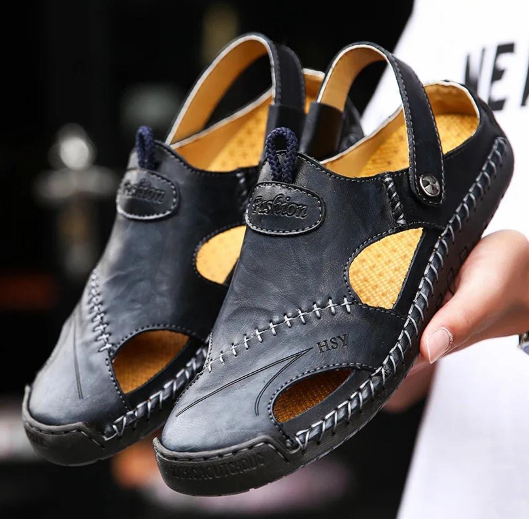 HSY TerraFlex™ Genuine Cowhide Comfort Sandals