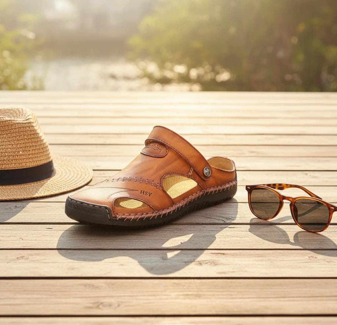 HSY TerraFlex™ Genuine Cowhide Comfort Sandals - Image 23