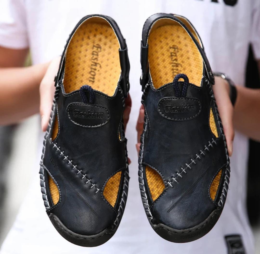 HSY TerraFlex™ Genuine Cowhide Comfort Sandals - Image 24