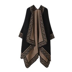 Cross-border New Lace Fashion Poncho Shawl Hot Sale Warm Cloak Autumn European and American Luxury