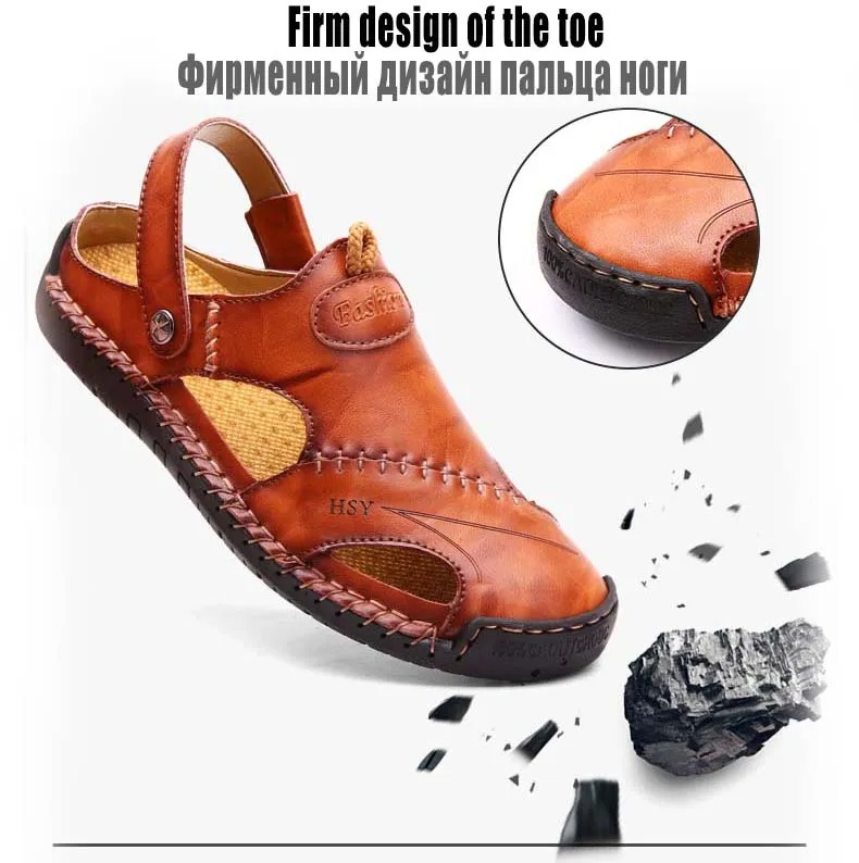 HSY TerraFlex™ Genuine Cowhide Comfort Sandals - Image 11