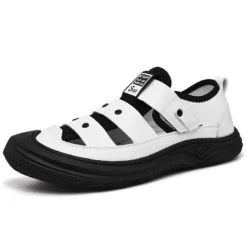 Alternative view of Men's Leather Casual Shoes Breathable Lightweight Comfort Soft Sandals