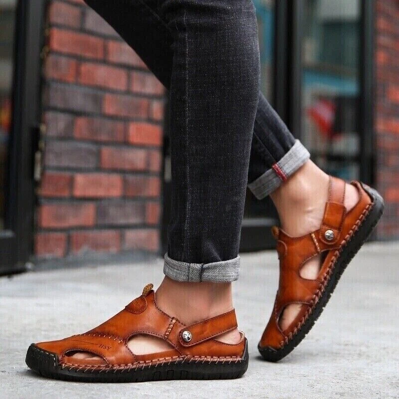 HSY TerraFlex™ Genuine Cowhide Comfort Sandals - Image 29