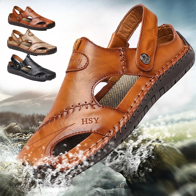 HSY TerraFlex™ Genuine Cowhide Comfort Sandals - Image 19