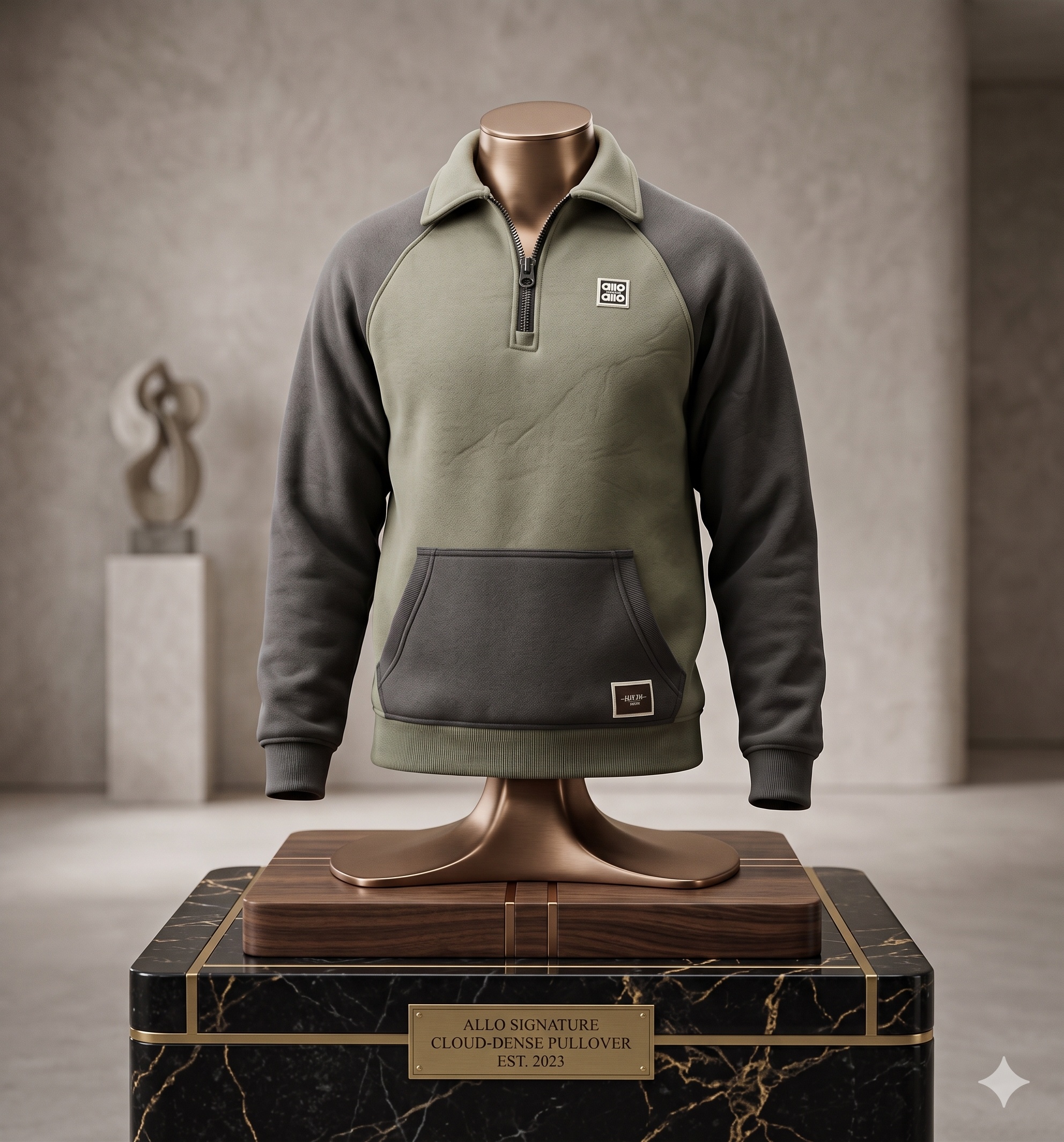 Allo Signature Cloud-Dense Hoodie - Image 6