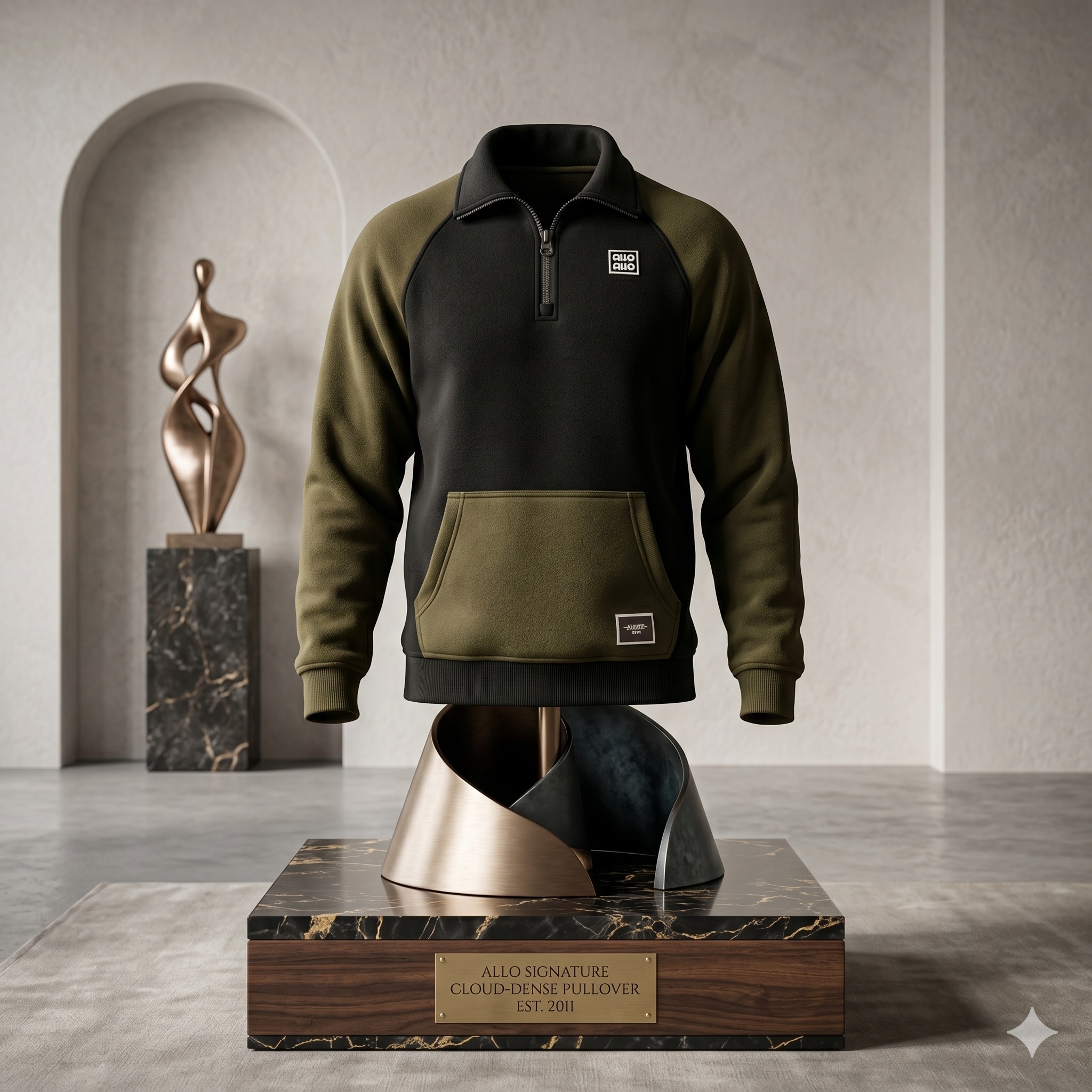Allo Signature Cloud-Dense Hoodie - Image 7