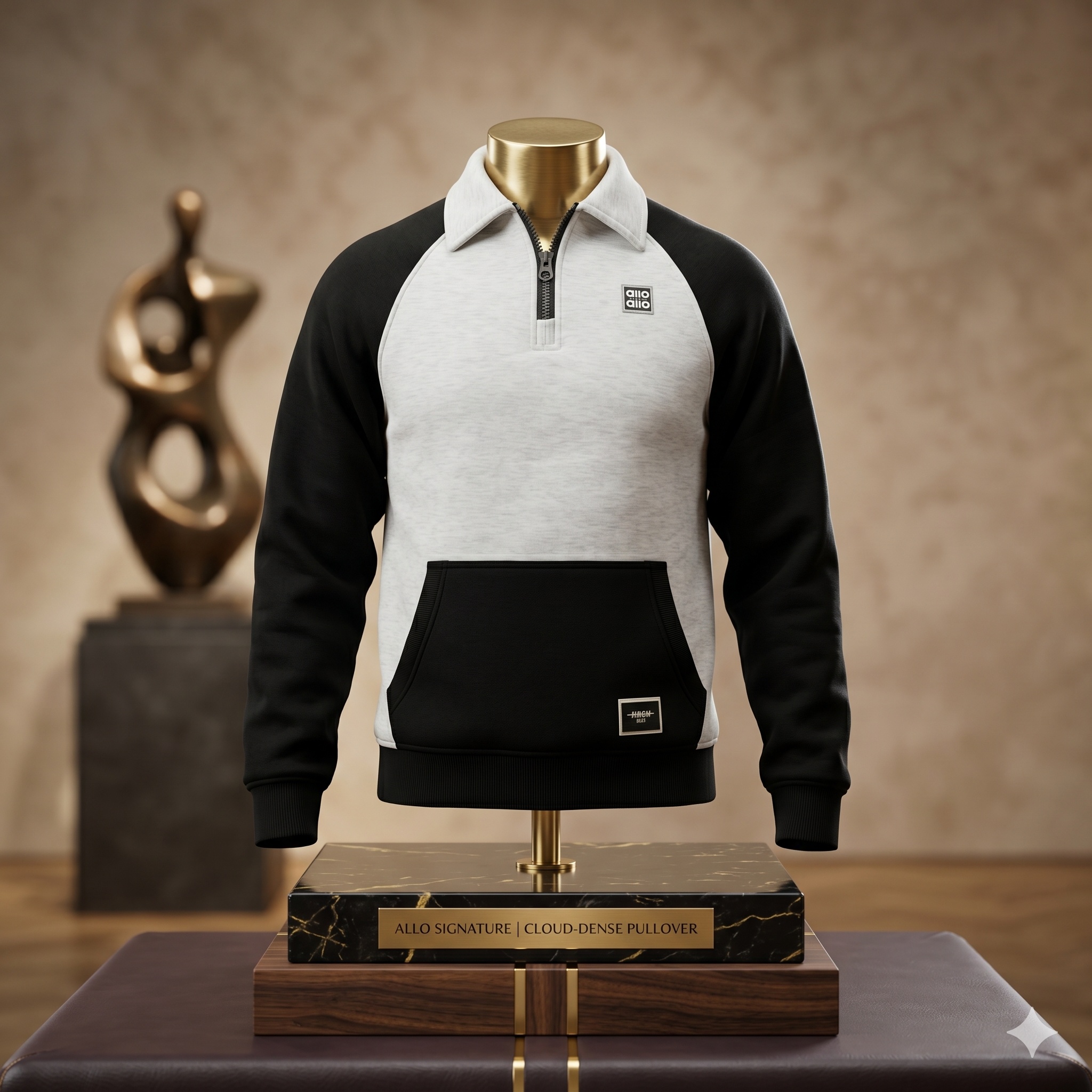 Allo Signature Cloud-Dense Hoodie - Image 8