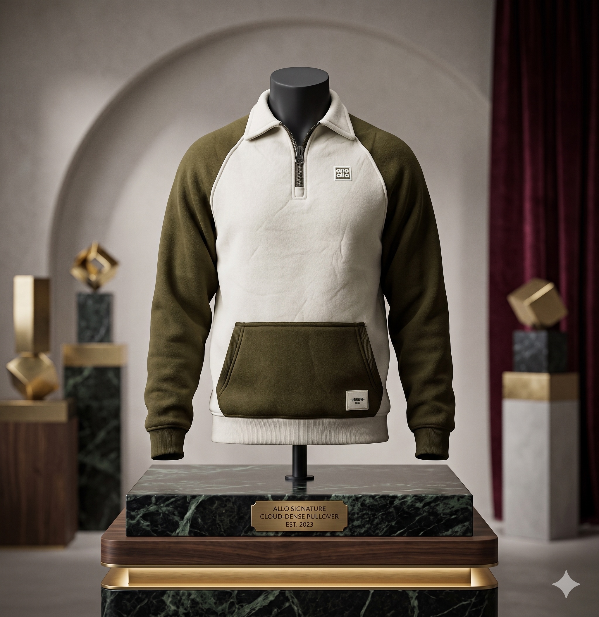 Allo Signature Cloud-Dense Hoodie - Image 10