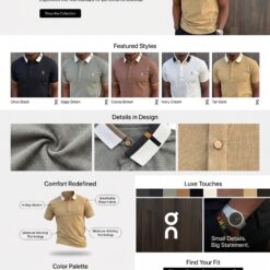 Alternative view of The Luxe Collection - ON Swiss Contrast Polos