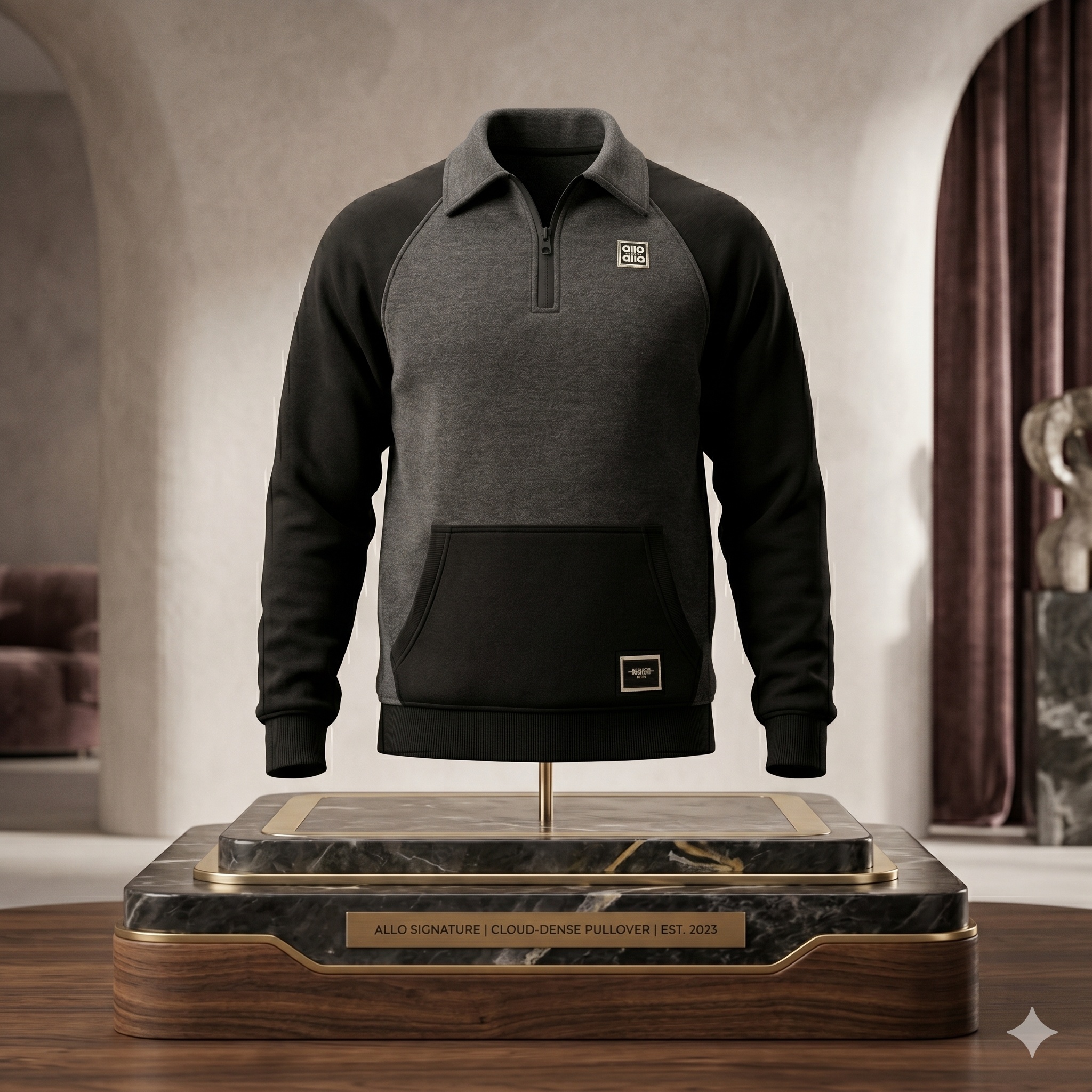 Allo Signature Cloud-Dense Hoodie - Image 15